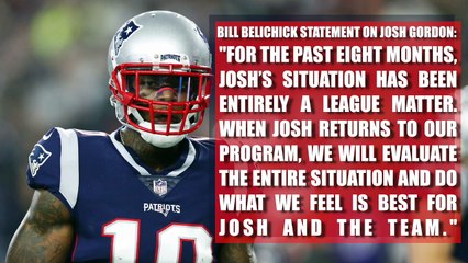 Bill Belichick releases statement on Josh Gordon