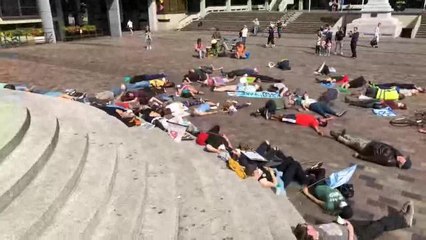 Extinction Rebellion Guildhall die-in