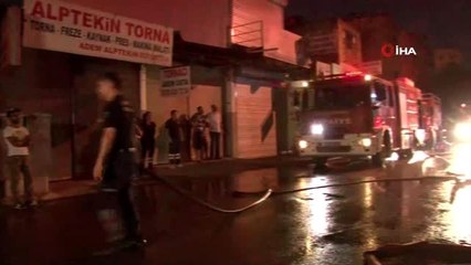 Sanayide kokutan yangın