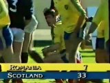 Scotland v Romania 1987 Rugby Union World Cup - Highlights