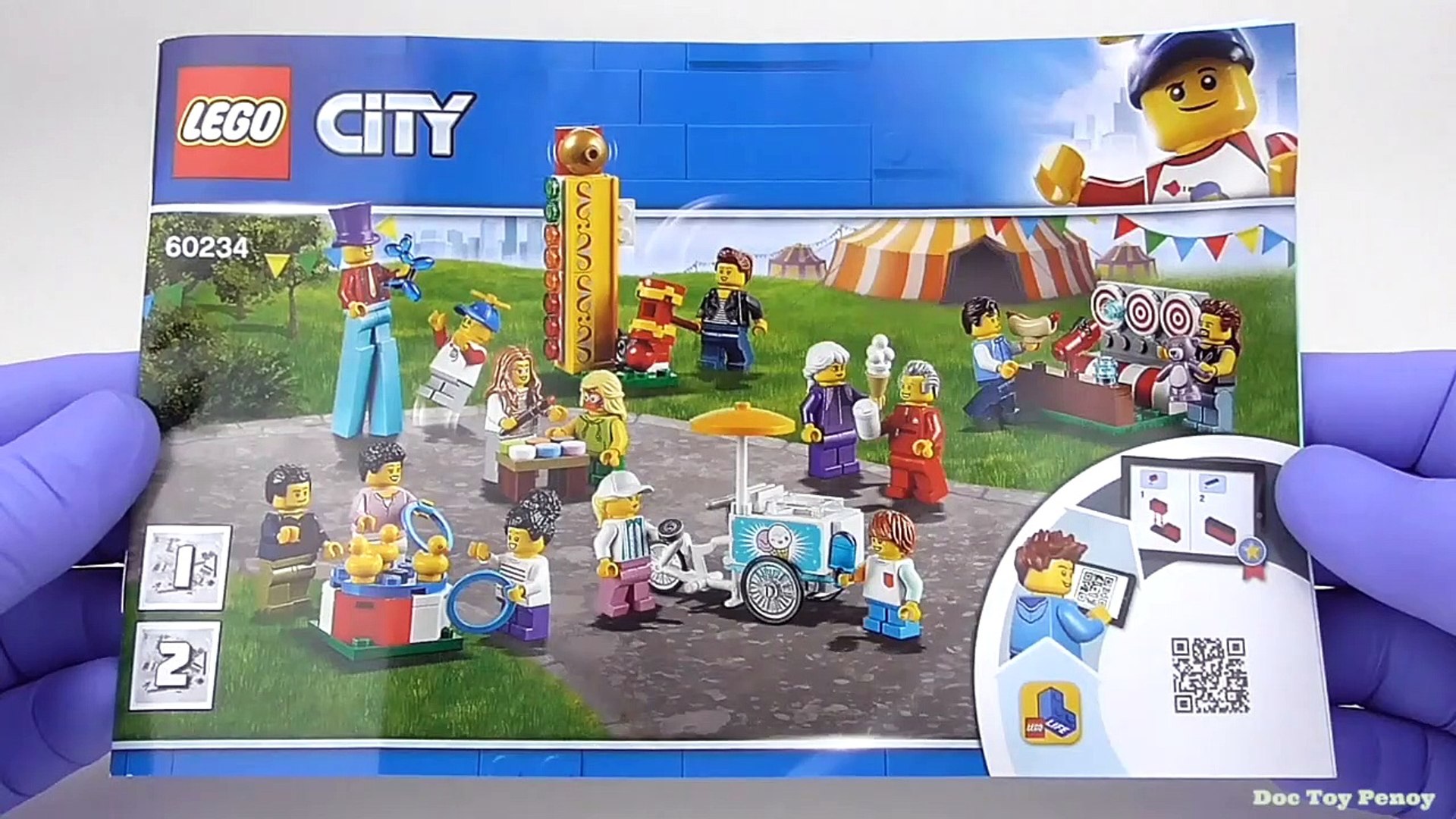 LEGO City People Pack Fun Fair - Playset 60234 Toy Unboxing & Speed Build -  video Dailymotion