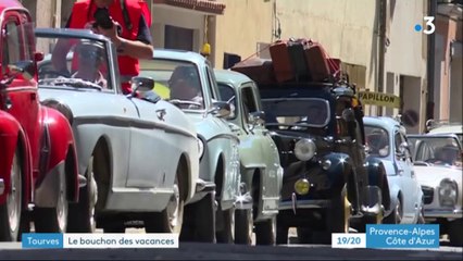 Le bouchon de TOURVES, du 15 aout 2019 reportage 19/20 F3 15/8/2019