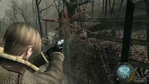 Resident Evil 4 - 1-1 The Village: Jump Out Window, Escape Forest Mob and Cross Bridge Xbox One X (2019)