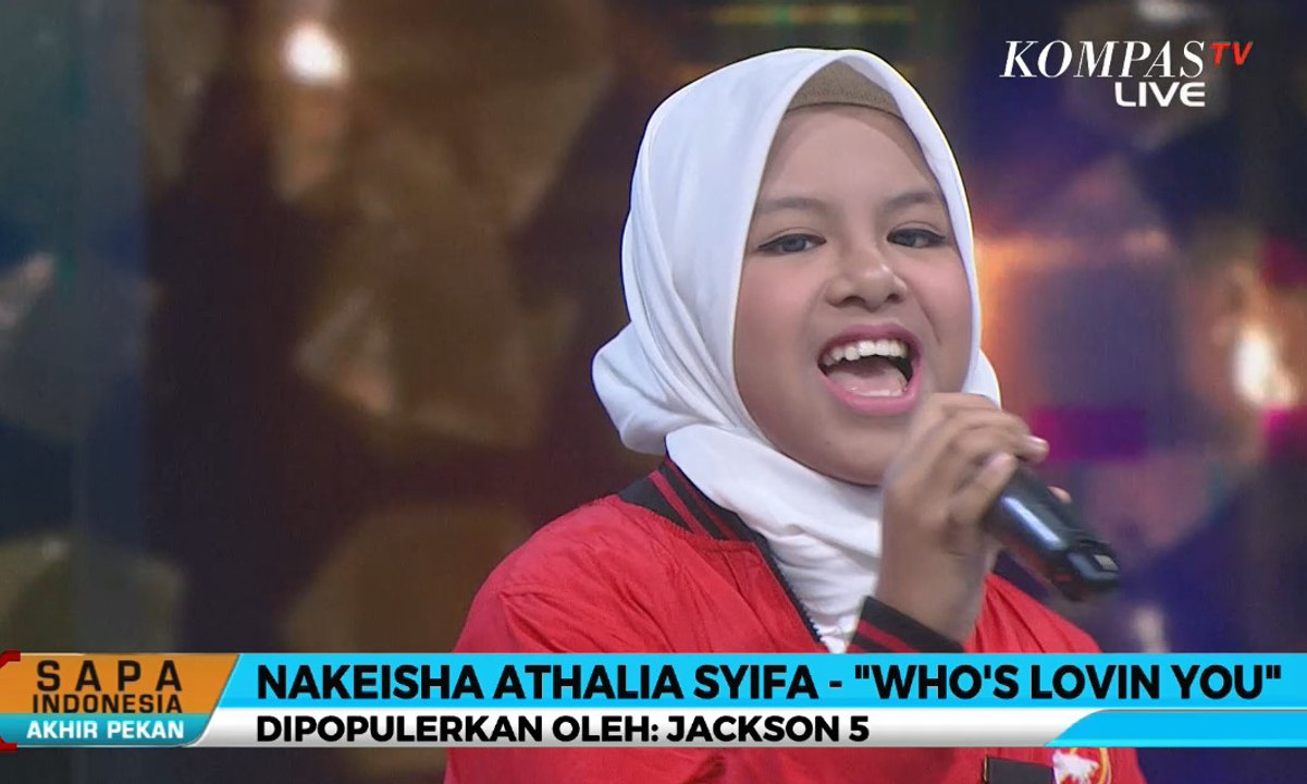 Penampilan Nakeisha Athalia Syifa Bawakan Lagu Who’s Loving You