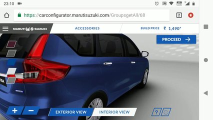 All New Ertiga 2018 | Accessories Interior Exterior | Oxford Blue Colour