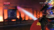 Hauts-de-Seine: Un incendie détruit le marché Henri-Barbusse à Levallois-Perret - Aucune victime - 90 personnes évacuées - VIDEO