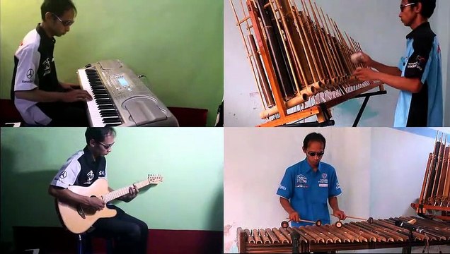 Anoman Obong - Musical instrument collaboration Angklung with modern musical instruments - Single Player