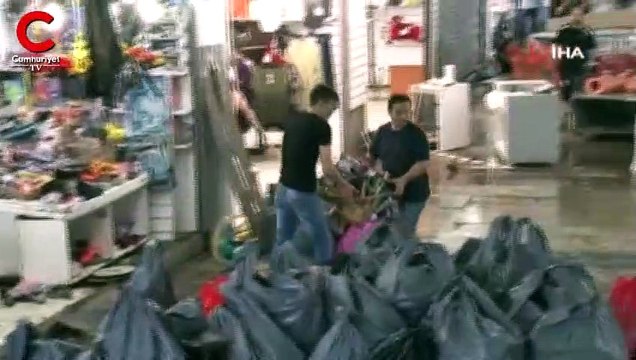 Hasar gün yüzüne çıktı... Sel felaketi sonrası esnaf yaralarını sarıyor