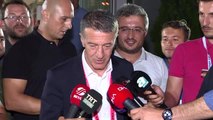 Kasımpaşa -  Trabzonspor maçının ardından - Trabzonspor Kulübü Başkanı Ağaoğlu (1)