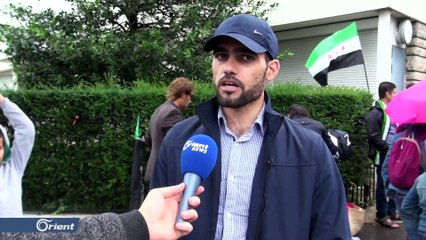 وقفة احتجاجية في العاصمة الفرنسية باريس للتنديد بالقصف الروسي على إدلب