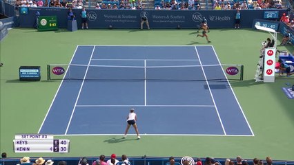 Keys books final after breezing past Kenin