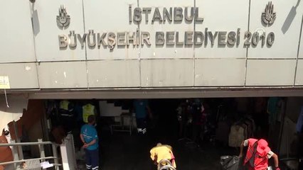 Şiddetli yağışın ardından temizlik ve onarım çalışmaları sürüyor