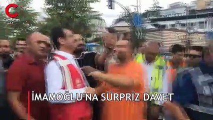 İmamoğlu'na Üsküdar'da sürpriz davet