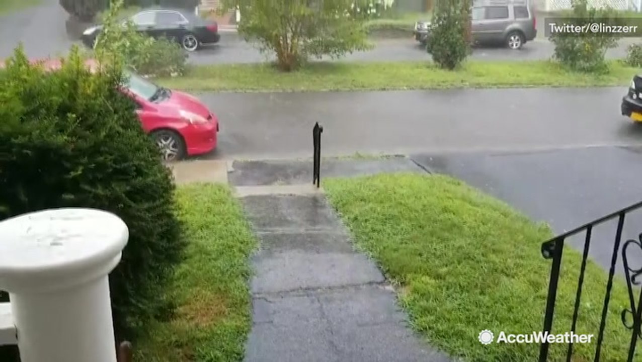 Thunder shakes neighborhood