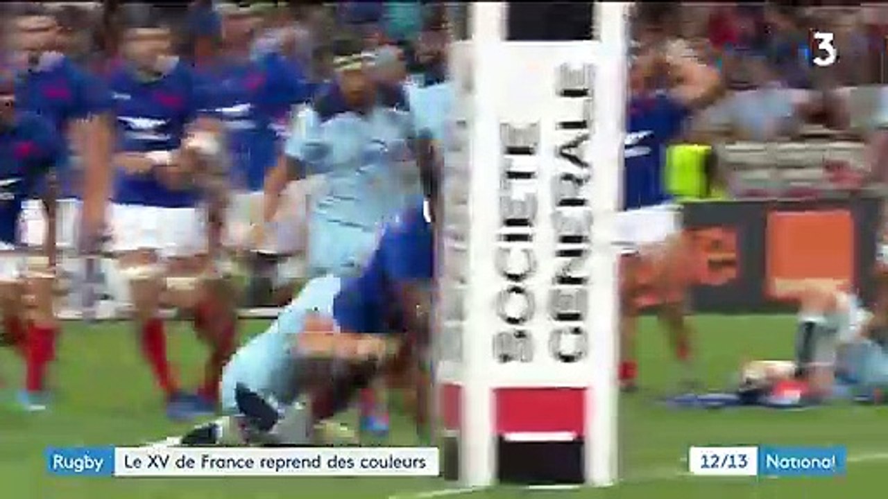 Rugby : la France rassure et bat l'Écosse en préparation de la Coupe du monde