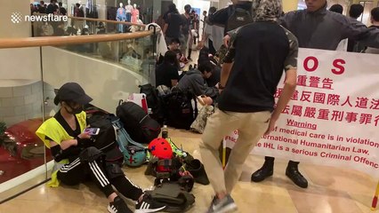 Hong Kong protesters continue to demonstrate