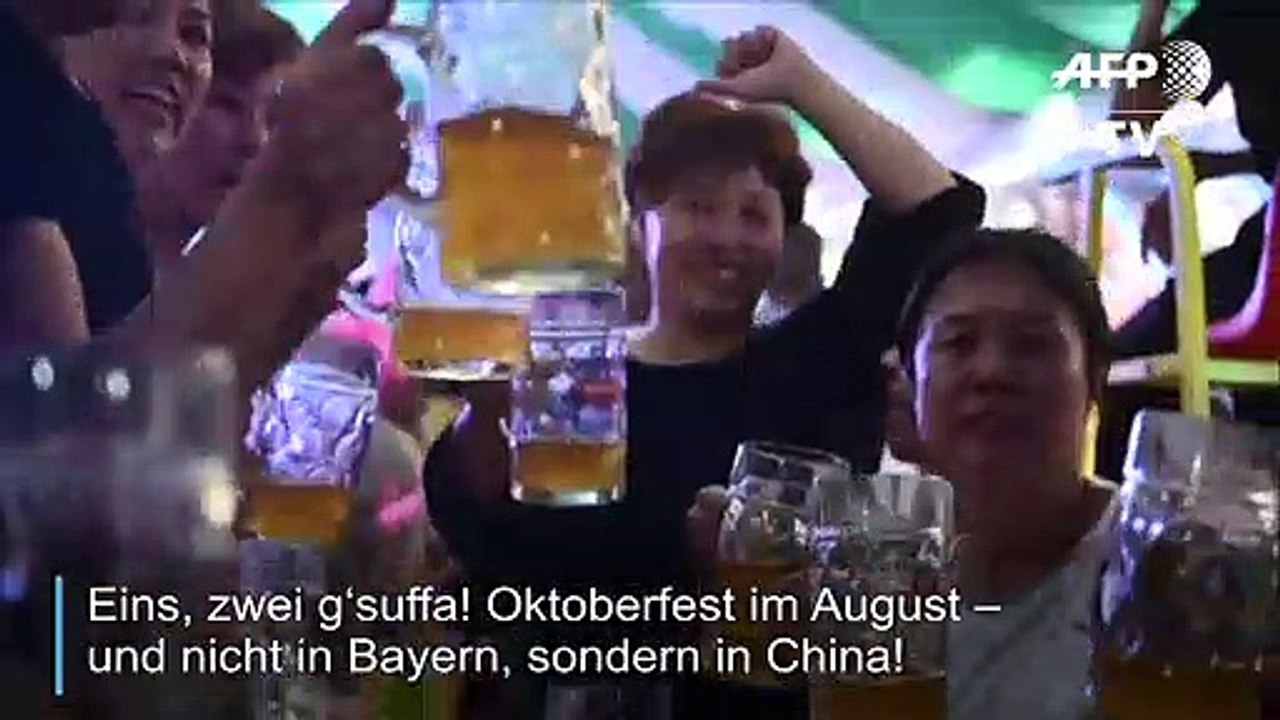 Eins, zwei, g'suffa! Bierfestival in Qingdao