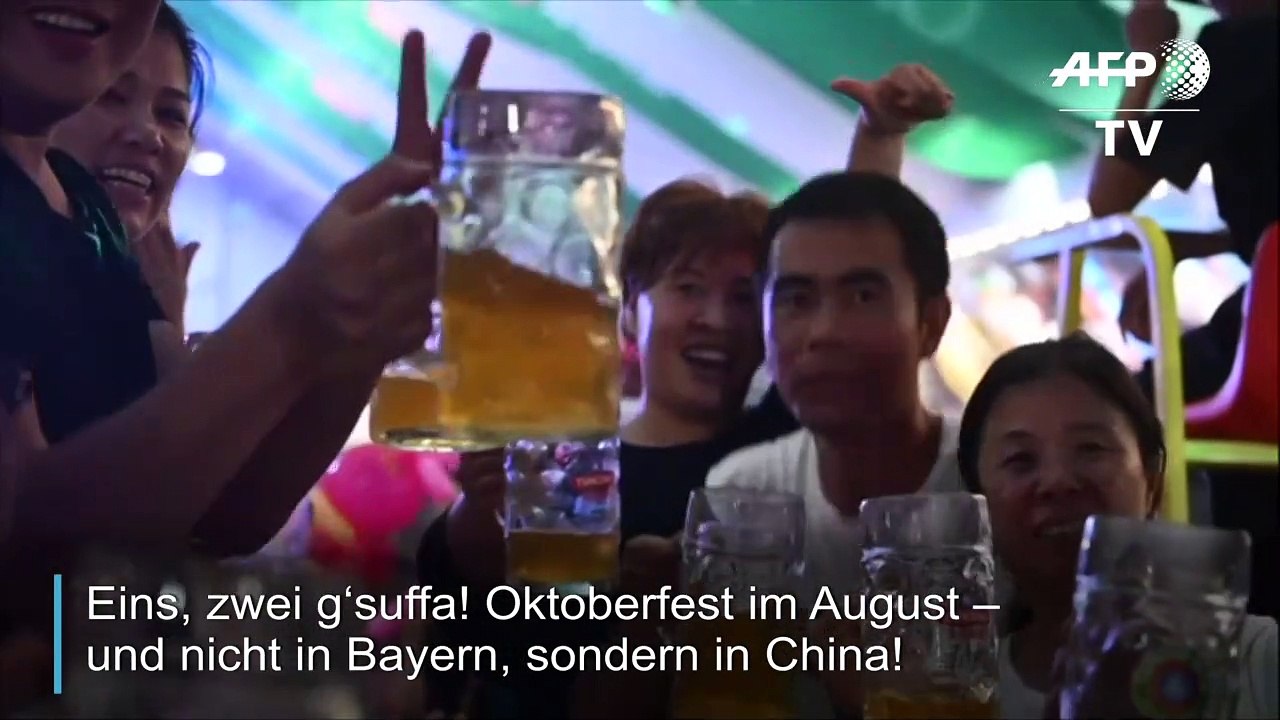 Eins, zwei, g'suffa! Bierfestival in Qingdao