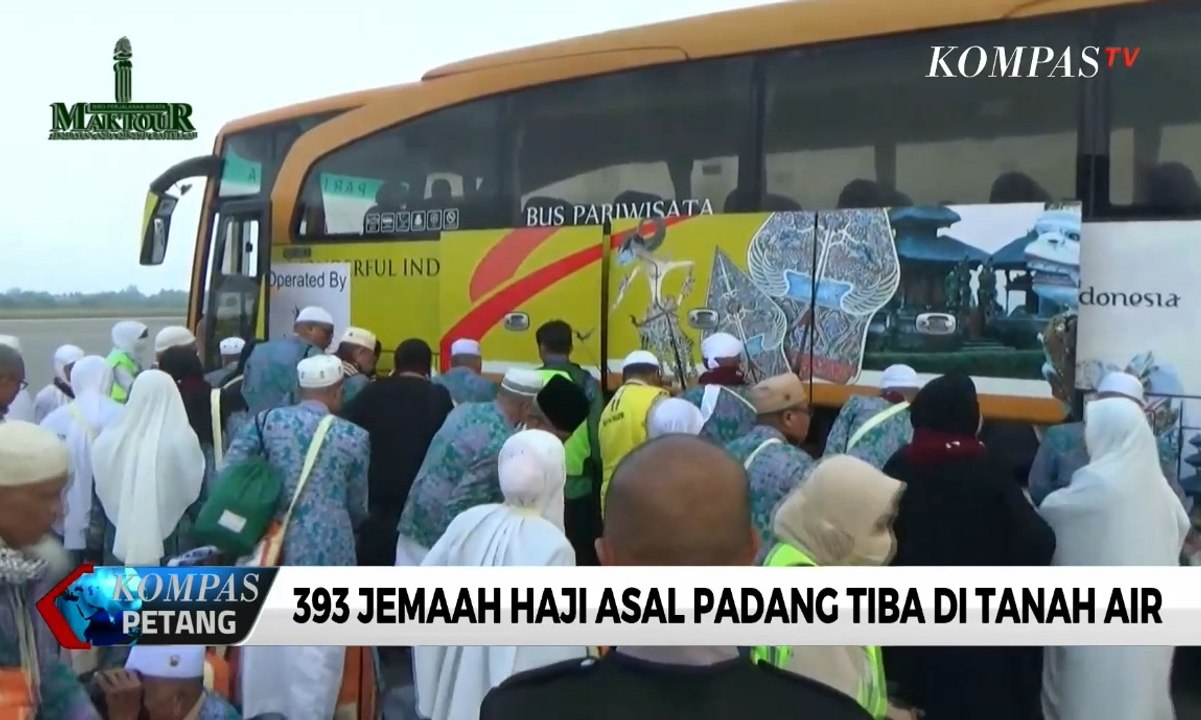393 Jemaah Haji Asal Padang Tiba di Tanah Air