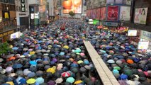 Anti-government protesters flock to Hong Kong park for major rally on eleventh consecutive weekend of unrest