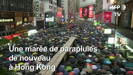 Hong Kong: nouvelle manifestation de masse pacifique
