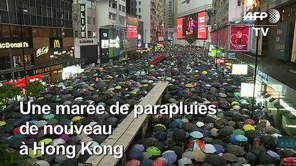 Hong Kong: nouvelle manifestation de masse pacifique