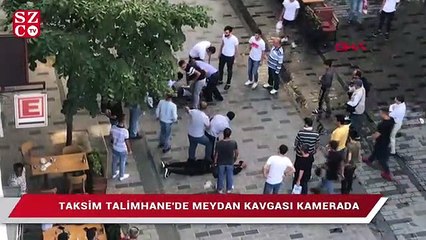 Taksim’i karıştıran kavga!