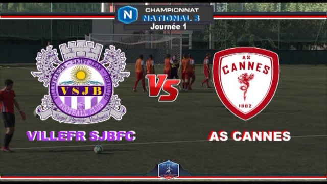 Résumé du match VSJBFC 1-1 AS CANNES Saison: 2019/2020 J1 Championnat de N3 ASCTV