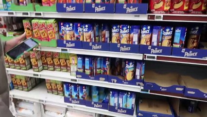 10 euros  challenge chez Carrefour- Qu'est-ce qu'ils ont acheté #sakinafamily