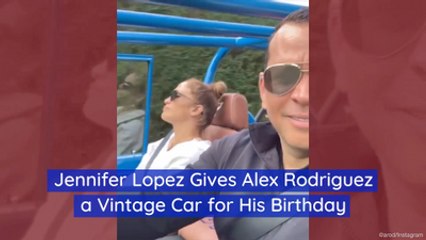 Jennifer Lopez Gifts A Vintage Car