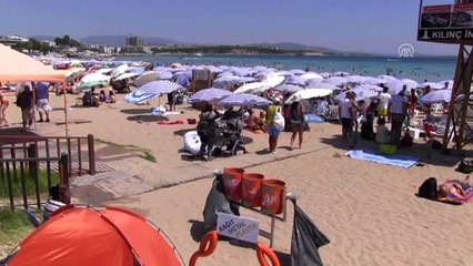 Didim sahillerinde yoğunluk