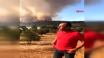 İZMİR Urla'da orman yangını çıktı -2