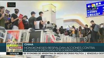 China: Ciudadanos respaldan acciones contra la violencia