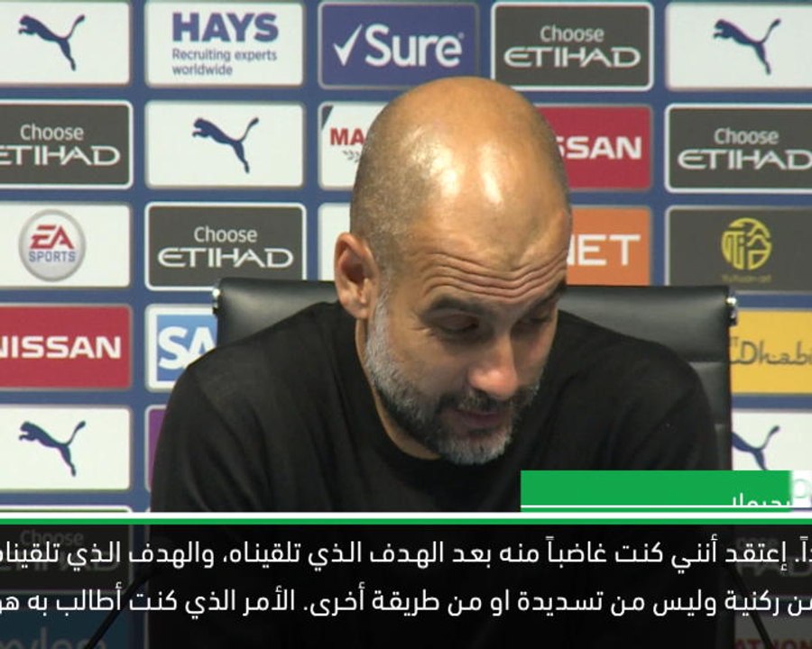 كرة قدم: الدوري الممتاز: غوارديولا يشرح ما جرى بينه وبين أغويرو