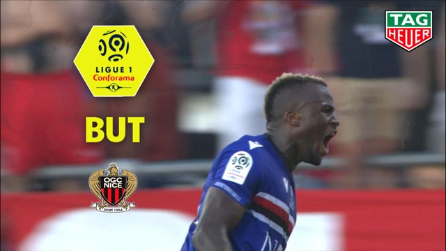 But Ignatius GANAGO (16ème) / Nîmes Olympique - OGC Nice - (1-2) - (NIMES-OGCN) / 2019-20