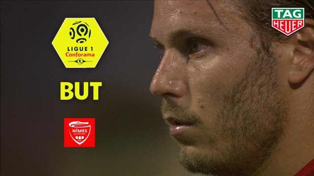 But Renaud RIPART (45ème +1 pen) / Nîmes Olympique - OGC Nice - (1-2) - (NIMES-OGCN) / 2019-20