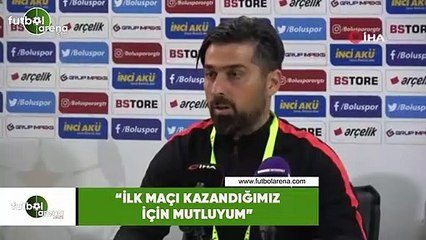 İlhan Palut:  "İlk maçı kazandığımız için mutluyum"