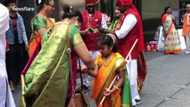 Indian Americans show support for Trump during 'India Day Parade' in Manhattan