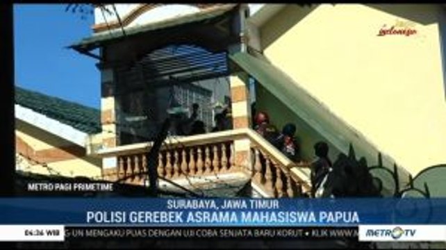 Polisi Tangkap 43 Mahasiswa Papua atas Dugaan Perusakan Bendera Merah Putih