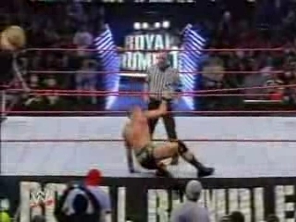 Royal rumble 2008 Orton vs jeff hardy p3/3