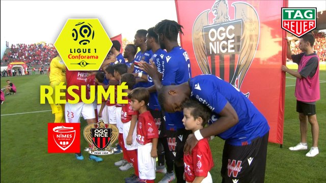 Nîmes Olympique - OGC Nice (1-2) - Résumé - (NIMES-OGCN) / 2019-20