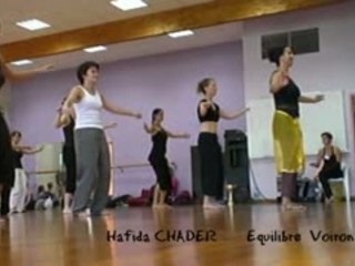 Hafida CHADER pendant le stage de danse de Voiron