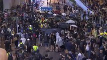 홍콩 대규모 시위 평화롭게 끝나...