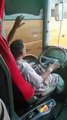 فيديو لسائق يقود بجنون أتوبيس حجاج مصريين