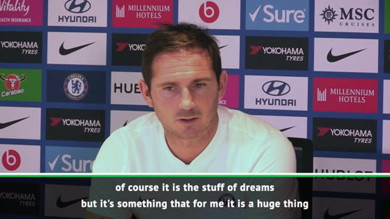 Managing Chelsea at Stamford Bridge is the stuff of dreams - Lampard