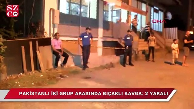 Pendik’te Pakistanlı iki grup arasında bıçaklı kavga