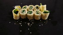 Rolled spinach omelet | Japanese Keto recipe I Tamagoyaki | Stopmotion