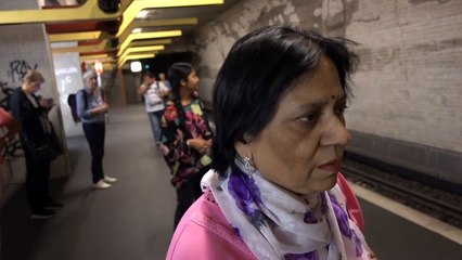 BDMV-13 Aruna & HAri Sharma at U-Bhn 9 Shloßstraße for Zooligical Garden Berlin Aug 12, 2019