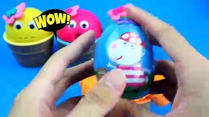 DIY How To Make Beautiful Baby Girls Ice Cream Cup with Playdoh | Kinder Surprise Toys