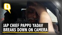 JAP Chief Pappu Yadav Breaks down on Camera After Being Attacked in Muzaffarpur